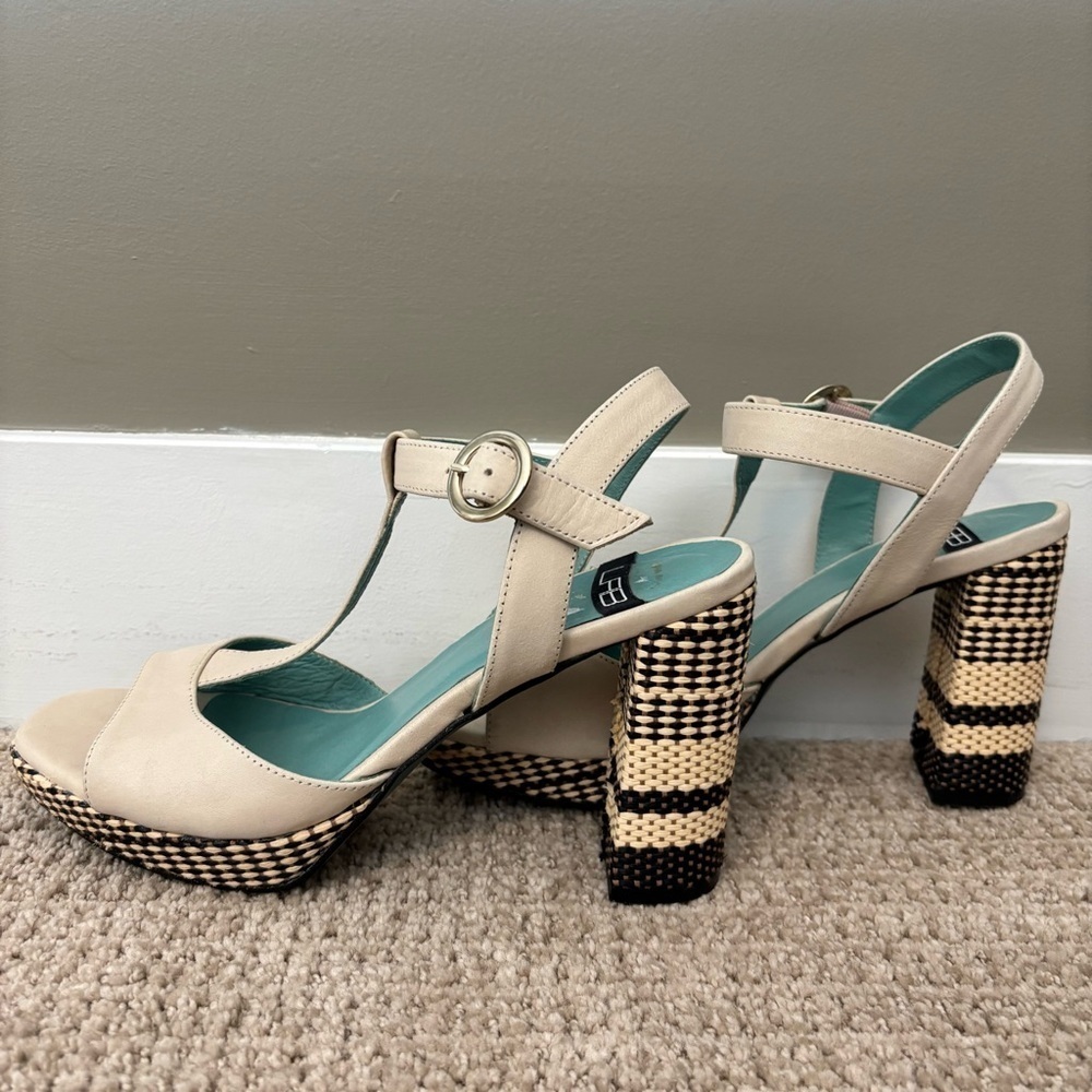 Camper lab Women's Beige Platform Sandals - size 39 - Picture 4 of 8
